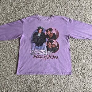 Whitney Houston Graphic Long Sleeve Shirt